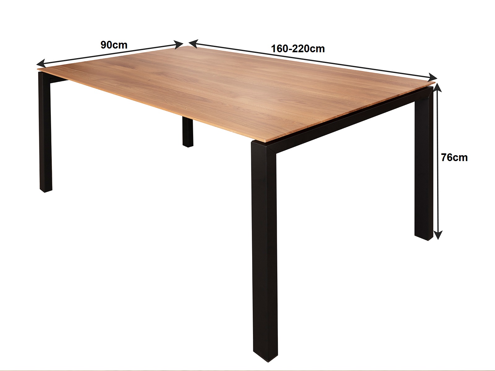 Stół rozkładany Dayton 90x160-220cm Meble Magnat